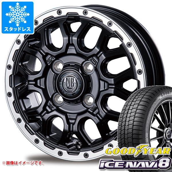 エブリイバン DA17V用 スタッドレス グッドイヤー アイスナビ8 165/60R14 75Q インターミラノ マッドバーン XR-800M