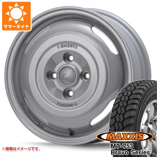 サクシード プロボックス 160系用 サマータイヤ マキシス MT-753 185R14C 102/100Q 8PR ブラックサイドウォール MLJ エクストリームJ ジャーニー 5.0-14｜tire1ban