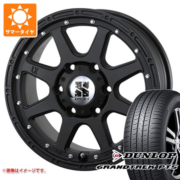 トライトン LC2T用 サマータイヤ ダンロップ グラントレック PT5 265/60R18 110V MLJ エクストリームJ 8.0-18