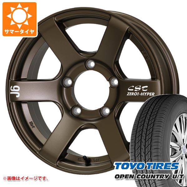 5本セット ジムニー JB64W用 サマータイヤ トーヨー オープンカントリー U/T 215/70R16 100H ドゥオール CST ゼロワンハイパー J6 5.5 16 :zh6brj 28545 s86768zk 5:タイヤ1番