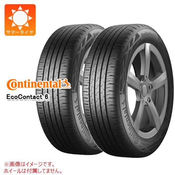 2本 サマータイヤ 235/55R19 105V XL コンチネンタル エココンタクト6