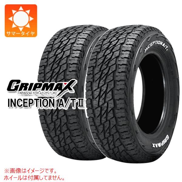 2本 サマータイヤ 185R14 104/102Q グリップマックス インセプション A/T2 ホワイトレター INCEPTION A/T2 :38410 2:タイヤ1番