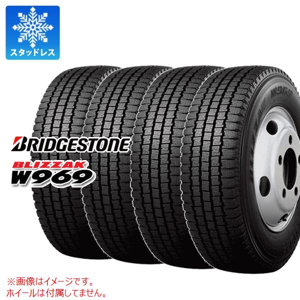 4本 スタッドレスタイヤ 215/60R15.5 110/108L ブリヂストン ブリザック W969 BLIZZAK W969 バン/トラック用