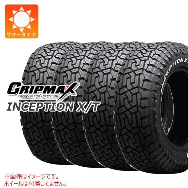 4本 サマータイヤ 265/65R17 120/117Q グリップマックス インセプション X/T ホワイトレター INCEPTION X/T｜tire1ban