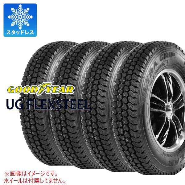 4本 スタッドレスタイヤ 6.50R16 8PR グッドイヤー UG フレックススチール チューブタイプ UG FLEXSTEEL バン/トラック用 :20007 4:タイヤ1番