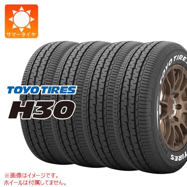 4本 サマータイヤ 215/60R17 C 109/107R トーヨー H30 ホワイトレター TOYO H30 バン/トラック用 :39887 4:タイヤ1番