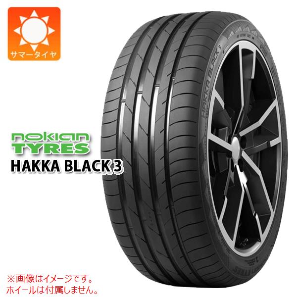 2本以上で送料無料 サマータイヤ 245/45R18 100Y XL ノキアン ハッカ ブラック3 HAKKA BLACK 3 : 42176 : タイヤ1番