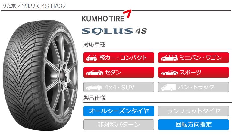 2本以上で送料無料 オールシーズン 215/60R16 99V XL クムホ ソルウス