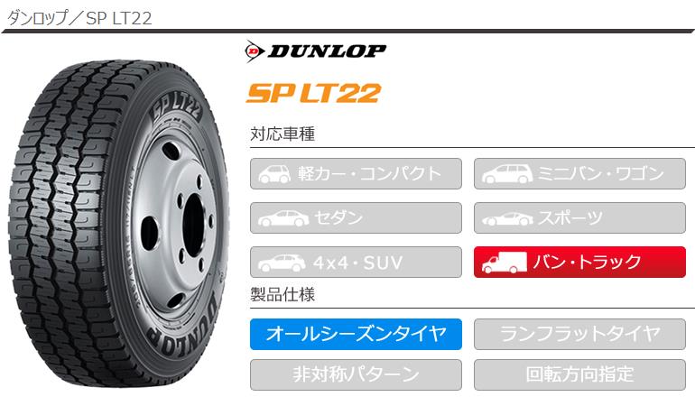 DUNLOP（ダンロップ） 2本以上で送料無料 オールシーズン 195/85R15