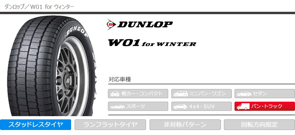 DUNLOP（ダンロップ） 2本以上で送料無料 1本 スタッドレスタイヤ 215
