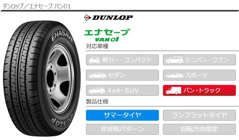 2本以上で送料無料 サマータイヤ 145/80R12 86/84N ダンロップ