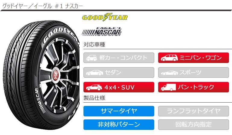 日本未発売】 65R16C 215 109 EAGLE 北海道 GOODYEAR ドレスアップ用 サマータイヤ バン ホワイト