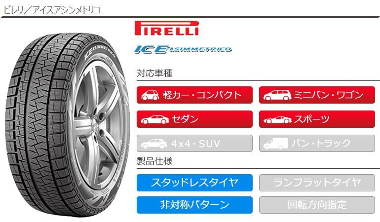 超人気の ピレリ アイスゼロ アシンメトリコ 245 40R18 97H XL ICEZA