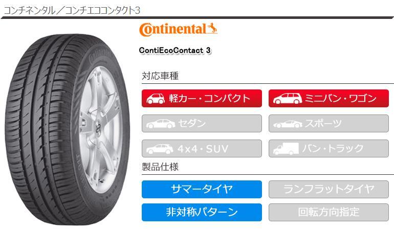 2本以上で送料無料 サマータイヤ 175/55R15 77T コンチネンタル コンチ