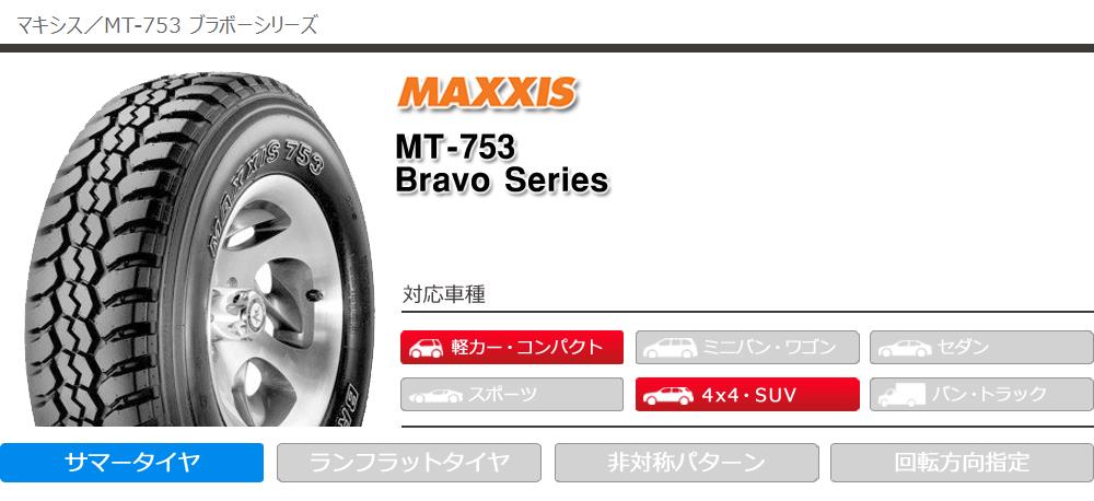 MAXXIS（マキシス） 4本 サマータイヤ 185R14C 102/100Q 8PR MT-753