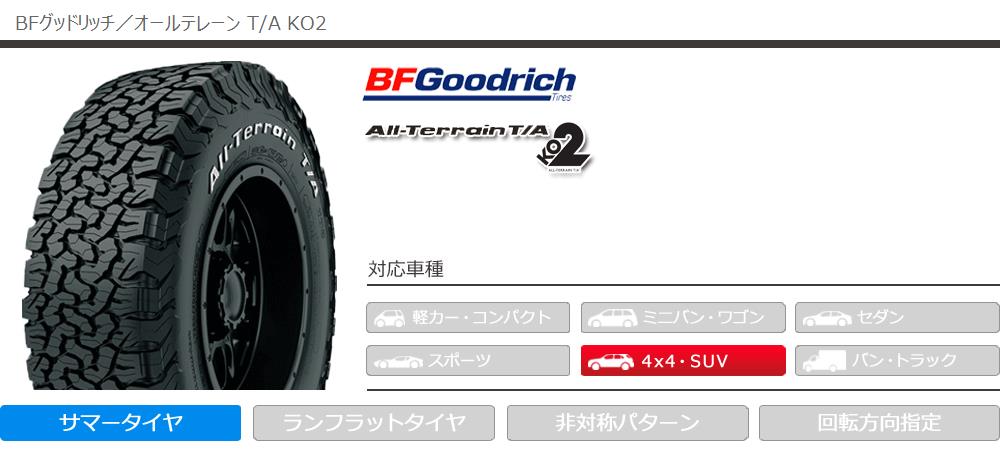 245/65R17 BFグッドリッチ オールテレーンホワイトレタータイヤ2本 オールテレーン 4本 サマータイヤ 245/65R17 111/108S BFグッドリッチ