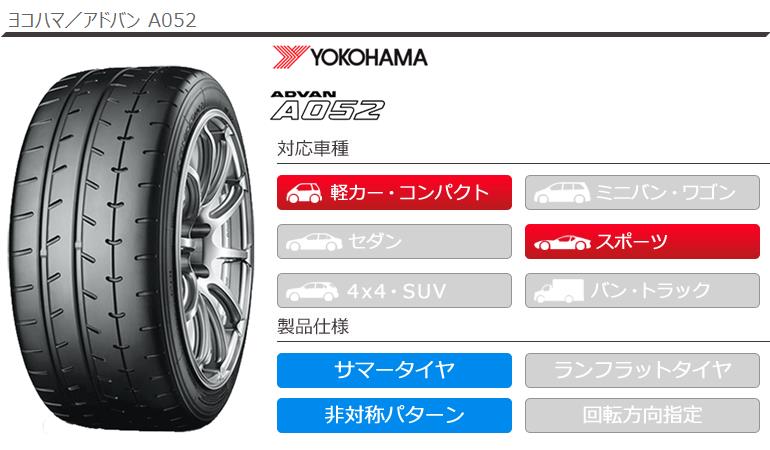 2本 サマータイヤ 195/50R16 88W XL ヨコハマ アドバン A052 ADVAN