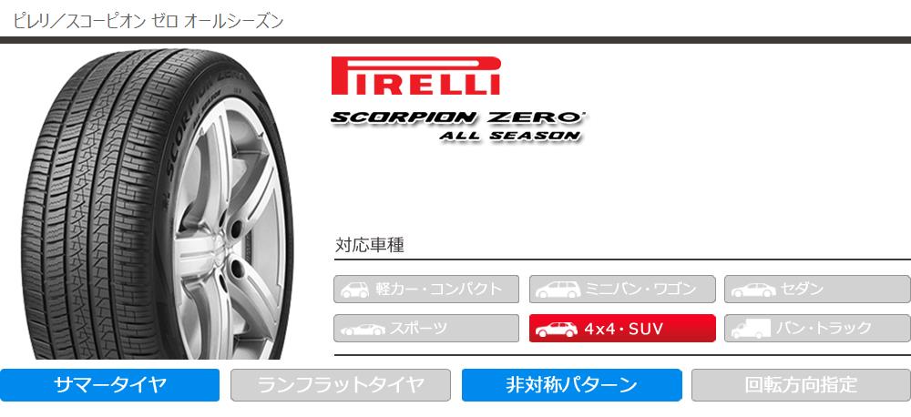 新しい季節 送料無料 ピレリー オールシーズン PIRELLI SCORPION ZERO