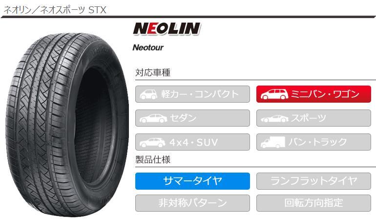 2本 サマータイヤ 205/65R16 95V ネオリン ネオツアー Neotour : 35726