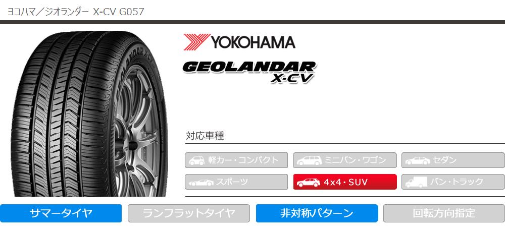 4本 サマータイヤ 245/45R20 103W XL ヨコハマ ジオランダー X-CV G057