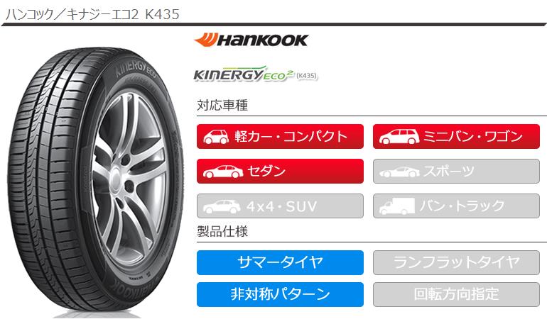 215/60R16　【新品】 ハンコック K435　【送料無料】 サマータイヤ　４本税込25000円～ 2021年製造