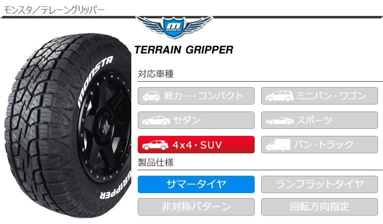 2本以上で送料無料 サマータイヤ 265/60R18 114T XL モンスタ テレーン