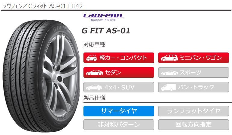 超大特価 4本 サマータイヤ 175 65r14 h ラウフェン Gフィット As 01 Lh42 Laufenn G Fit As 01 Lh42 在庫限り Starliv In