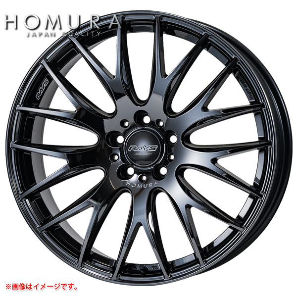 レイズ ホムラ 2x9 プラス ジェットブラック 3 7.5 18 ホイール1本 HOMURA 2×9Plus JET BLACK 3 :hom29pjt7518:タイヤ1番