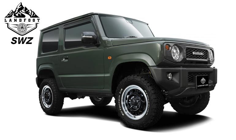 ランドフット SWZ 5.5-16 ホイール1本 LANDFOOT ジムニー : タイヤ1番