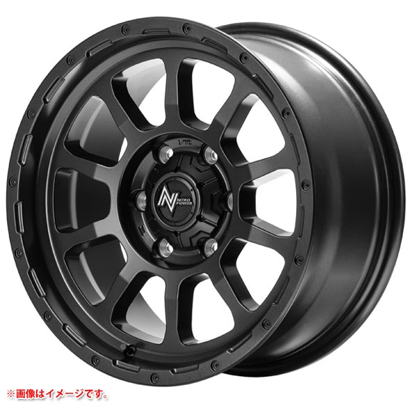 ナイトロパワー M10 パーシング バレルブラックエディション 8.0-17 ホイール1本 NITRO POWER M10 PERSHING BARREL BLACK EDITION