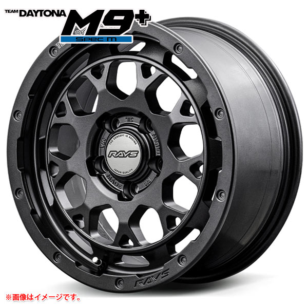 レイズ デイトナ M9+ スペックM 7.5-18 ホイール1本 DAYTONA M9+ SPEC-M｜tire1ban