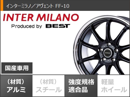 サマータイヤ 205/55R17 95V XL ヨコハマ ブルーアースRV RV03 インターミラノ アヴェント FF-10 7.0-17の画像