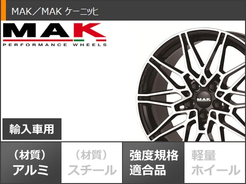 BMW G01 X3用 スタッドレス ヨコハマ アイスガード SUV G075 225/60R18 104Q XL MAK ケーニッヒの画像