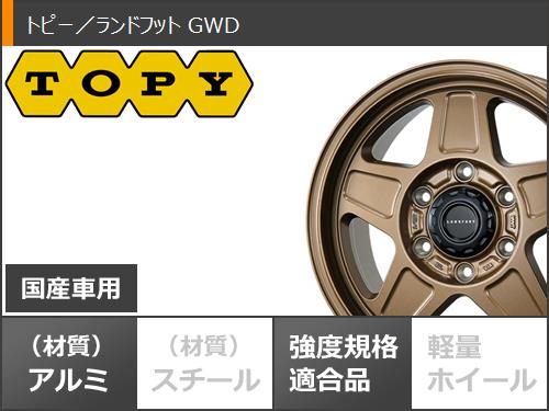 トヨタ ハイエース 200系用 2026年製 サマータイヤ ヨコハマ ジオランダー A/T G015 215/65R16C 109/107S ホワイトレター ランドフット GWD 6.5-16の画像