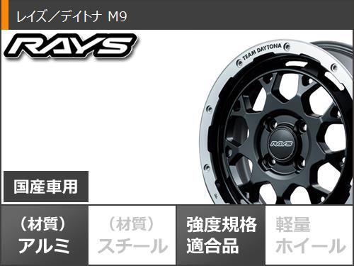 ホイールの ハイゼットトラック レイズ デイトナ M9 5.0-15 タイヤ1番