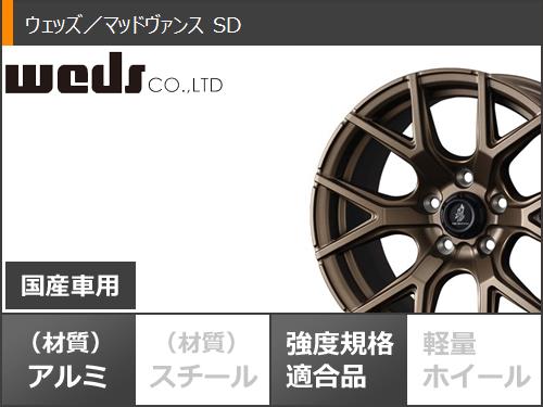 ミツビシ デリカD5用 サマータイヤ ヨコハマ ジオランダー A/T4 G018 LT225/75R16 115/112S ブラックレター マッドヴァンス SD 7.0-16の画像