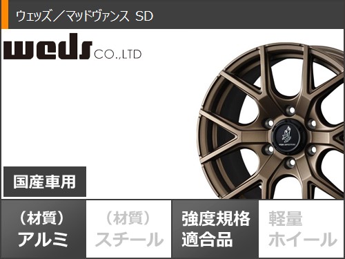 ミツビシ トライトン LC2T用 サマータイヤ BFグッドリッチ マッドテレーンT/A KM3 LT265/65R17 120/117Q マッドヴァンス SD 8.0-17の画像