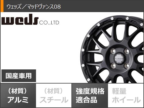 サマータイヤ 145/80R12 80/78N LT トーヨー オープンカントリー R/T ブラックレター (145R12 6PR相当) マッドヴァンス08 4.0-12｜tire1ban｜03