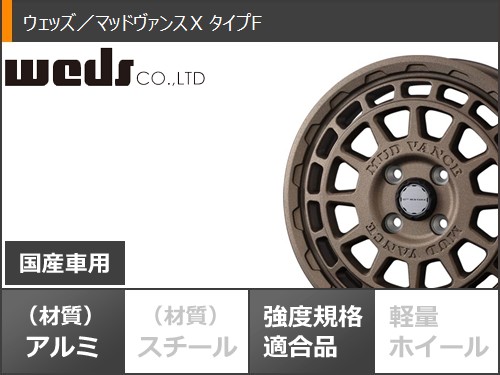 エブリイワゴン DA17W用 2026年製 サマータイヤ ヨコハマ ジオランダー A/T G015 165/60R15 77H ブラックレター マッドヴァンスX タイプF 4.5-15の画像