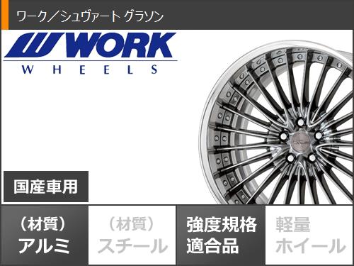 サマータイヤ 245/40R19 98W XL ヨコハマ ブルーアースGT AE51 ワーク シュヴァート グラソン 8.5-19の画像