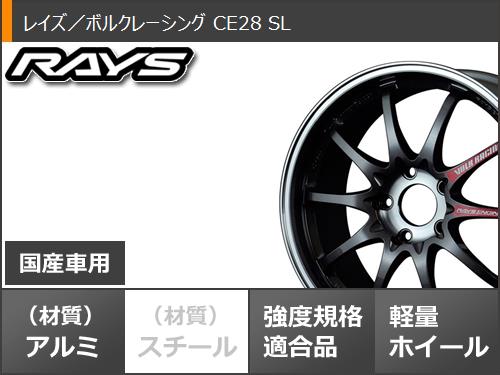 ホイールス GRヤリス用 ボルクレーシング CE28 SL 8.5-18 タイヤ1番