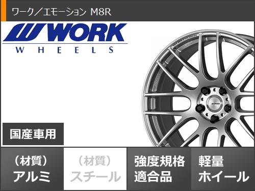 サマータイヤ 245/35R20 95Y XL ファルケン アゼニス FK520L ワーク エモーション M8R 8.5-20の画像