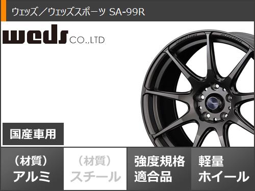 サマータイヤ 225/55R17 97W ダンロップ エナセーブ RV505 ウェッズ