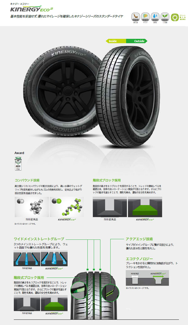 ワゴンR/スペーシア/アルト等 タイヤ＆ホイール4本SET ハンコック Kinergy Eco2 155/65R14 75T ザイン EK  14x4.5j+45 4H/100 インボイス対応 : k435-155-65-14-sein-ek-45-4-100-s : タイヤエイト刈谷店 -  通販 - Yahoo!ショッピング