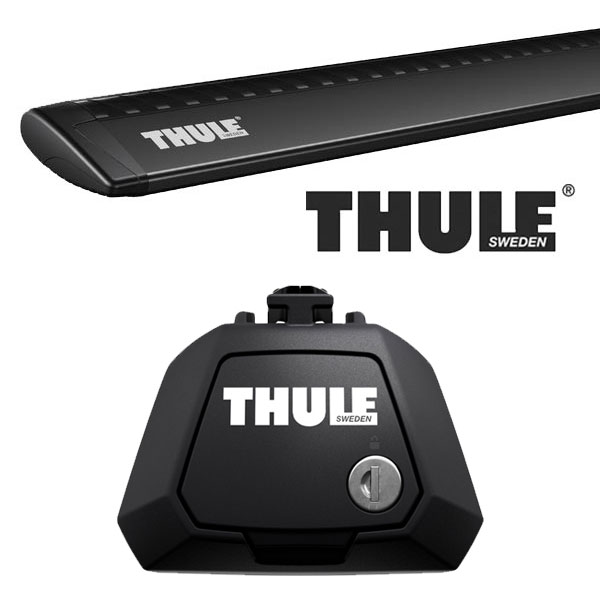 THULE スバル クロストレック ルーフレール付 R4/12〜 ルーフキャリア取付1台分セット TH710410+TH7112B