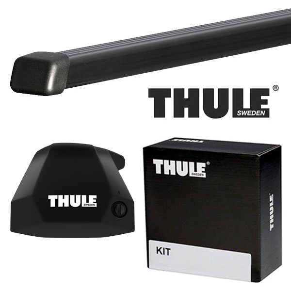 THULE トヨタ カローラクロス ダイレクトルーフレール付 R3/9〜 ルーフキャリア取付1台分セット TH7107+TH7122+THKIT7101｜tiremax