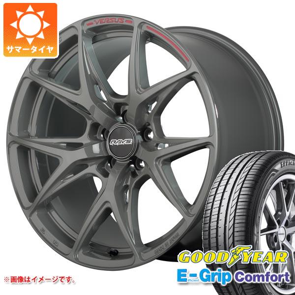RAYS - 朱夏タイア 225/35R19 88W XL グッドイヤー エフィシエントグリップコンフォート レイズ ベルサス 手工芸品寄せあわせ VV21S 8.0-19 車、バイク、自転車-タイヤ、ホイール