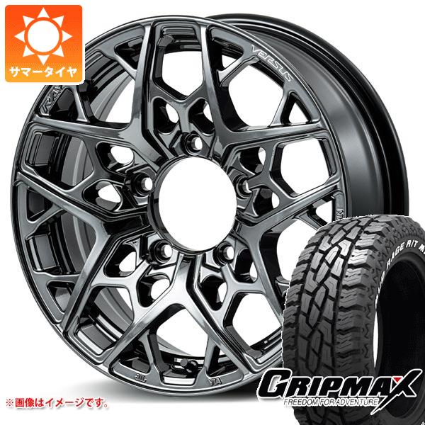 ジムニー用 サマータイヤ グリップマックス マッドレイジ R/T MAX 175/80R16 91S ホワイトレター レイズ ベルサス VV25MX 5.5 16 :25mxynj 36497 s86740zk:タイヤマックス