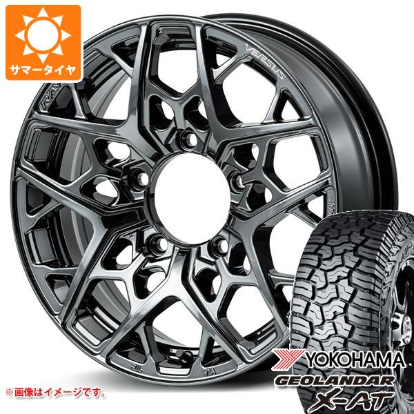 ジムニーシエラ JB74W用 サマータイヤ ヨコハマ ジオランダー X AT G016 LT215/70R16 100/97Q ブラックレター レイズ ベルサス VV25MX 6.0 16 :25mxyns 36857 s86770zk:タイヤマックス