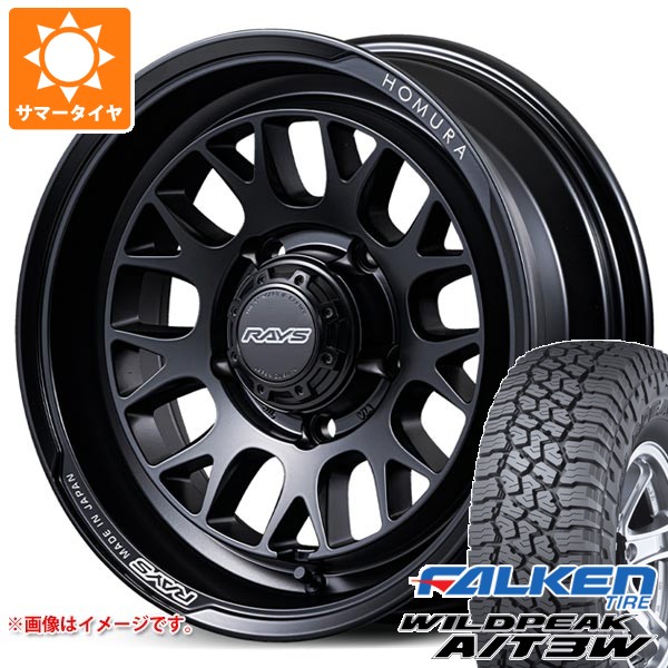 RAYS - 5本仕掛ける スズキ ジムニーシエラ JB74W用 朱夏タイア ファルケン ワイルドピーク A/T3W LT225/75R16 115/112Q レイズ ホムラ 2x9L-RA 6.0-16 夏タイヤ、ホイールセット-自動車
